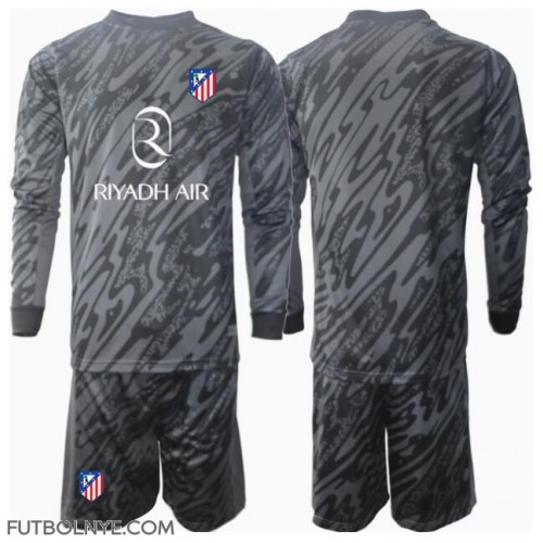 Camiseta Atletico Madrid Portero Primera Equipación para niños 2024-25 manga larga (+ pantalones cortos)